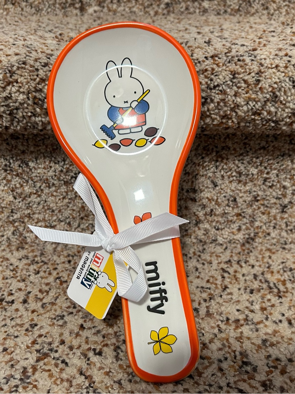 *NEW* Miffy Orange Ceramic Spoon Rest